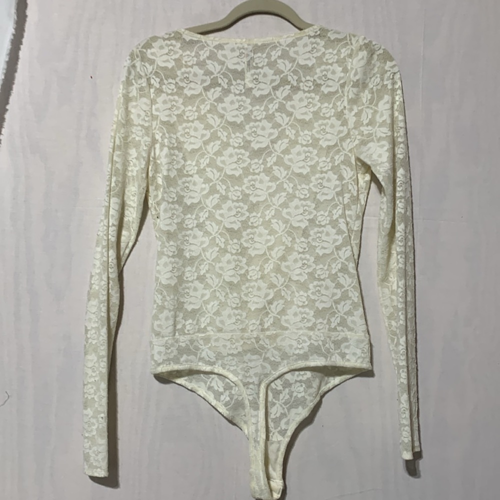 Intimately Free People Sneaky Long Sleeve Lace Bodysuit - Picture 7 of 7